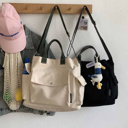 Hylhexyr Women Cotton  Messenger Bags Tote Magnetic Buckle S