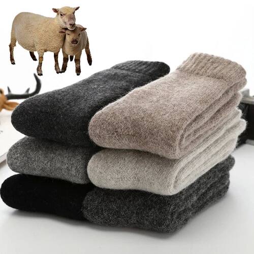 1 Pair Winter Thicken Warm Wool Male Women Socks Men Socks S