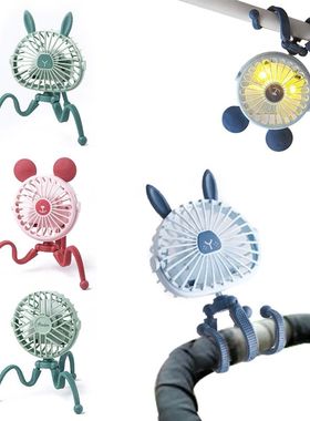 500mAh Stroller Fan Personal Portable Desk Handheld Baby Bed