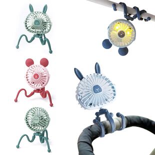 500mAh Stroller Fan Personal Portable Desk Handheld Baby Bed