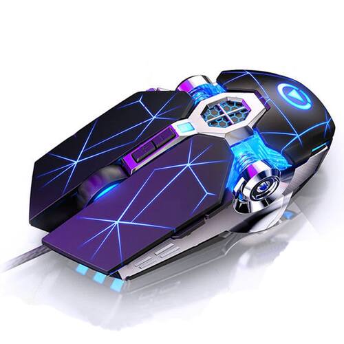 Professional Wired Gaming Mouse 6 Button 3200DPI LED Optical