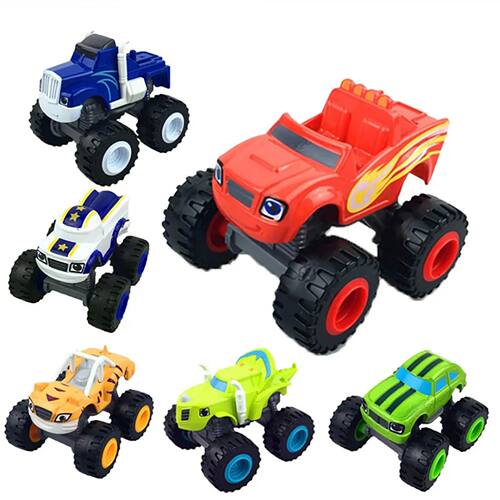 6 Style Machinery Toys Car Russian Miracle Crusher Truck Fig