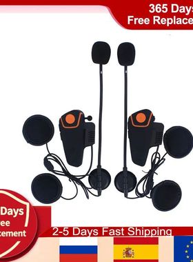 2023 Version BT-S2 1000m 30M IPX7 Waterproof Moto Helmet Blu