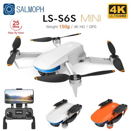 SALMOPH S6S  GPS Drone 150g 4K Profesional HD Dual Camera 5G