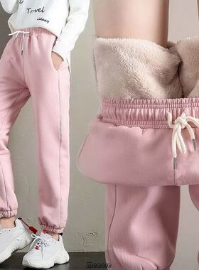 New Thick Fleece Guard Pants Women Casual Harlan Pants Versa