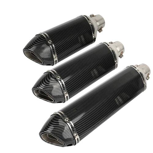 Hot Selling Carbon Fiber 51mm Motorcycle Exhaust Pipe Muffle