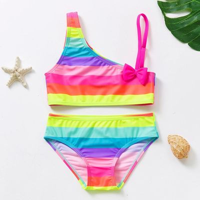 2~12Y Kids  Swimwear Two pieces Girls swimsuit High quality