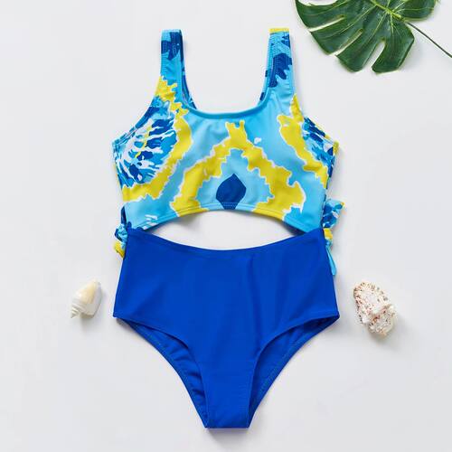5~14Y Teenager Girls Swimwear one piece Girls Swimsuit Child