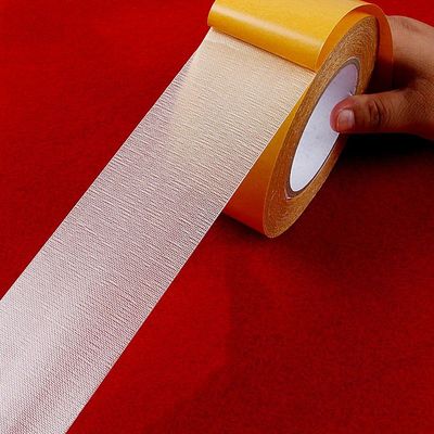 Strong Fixation Of Double Sided Cloth Base Tape Translucent