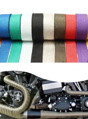 Enduro Motorcycle Muffler Exhaust Thermal Band Moped 5cm 5M