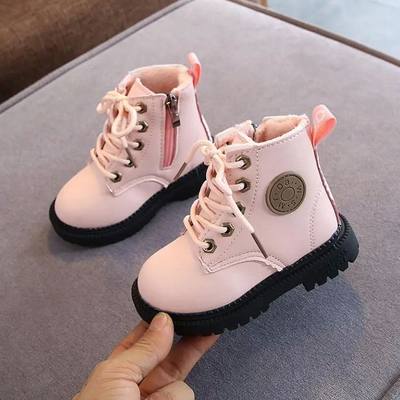 2022 Autumn/Winter Children Boots Boys Girls Leather Snow Bo