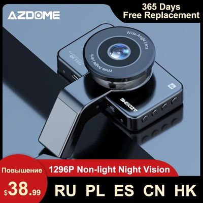 AZDOME M17 Car DVR Video recorder dashcam 1296P HD Night Vis