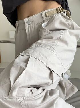 American Set Cargo Pants Women Simple Design Women Spring 20