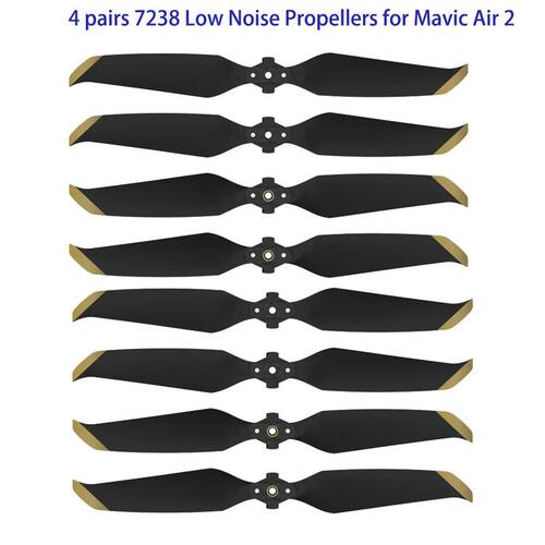 4 pairs 7238 Low Noise Props 7238F Propellers For DJI Mavic