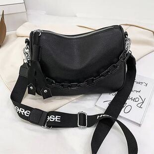 Cowhide Letter printing Handbag Designer Genuine Leather Wom