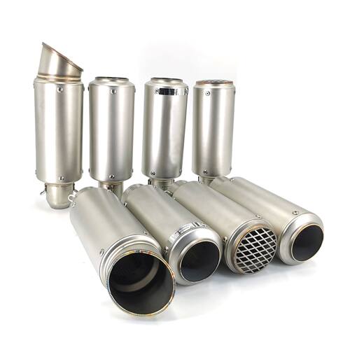 Motorcycle Exhaust Pipe Escape Board Moto Muffler 51mm 60mm