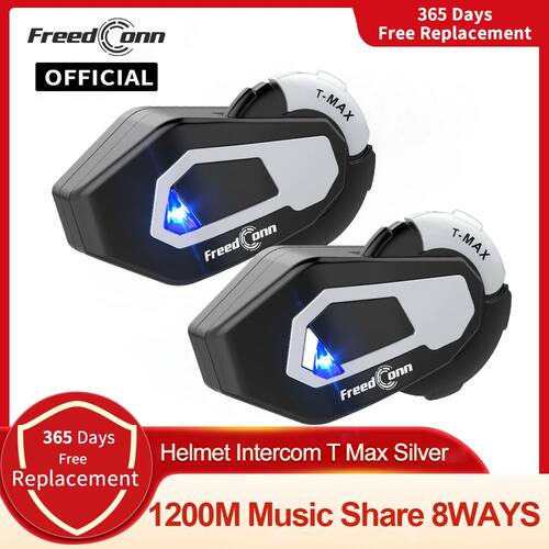FreedConn T MAX Motorcycle Intercom Bluetooth Headset Helmet