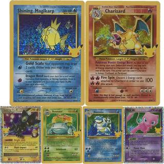 Pokemon 25Th Anniversary Tcg DIY V Max Flash Card Pikachu Ch