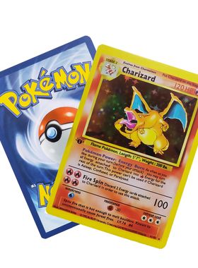 Pokemon cards flash Charizard DIY anime original Charmander