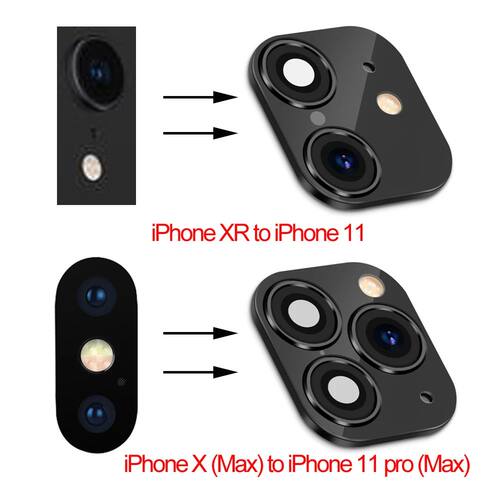 Fake Camera Lens Sticker Seconds For iPhone Phone Upgrade Sc