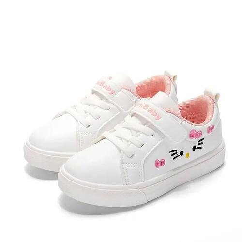 Girl's Shoes Fashion Small White Shoe Summer Lightweight Lac