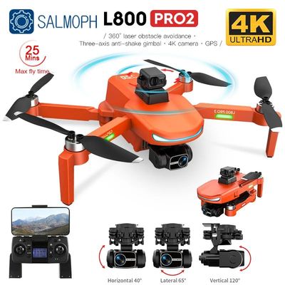 L800 Pro 2 Drone 4K Professional FPV With Camera 3-Axis Gimb