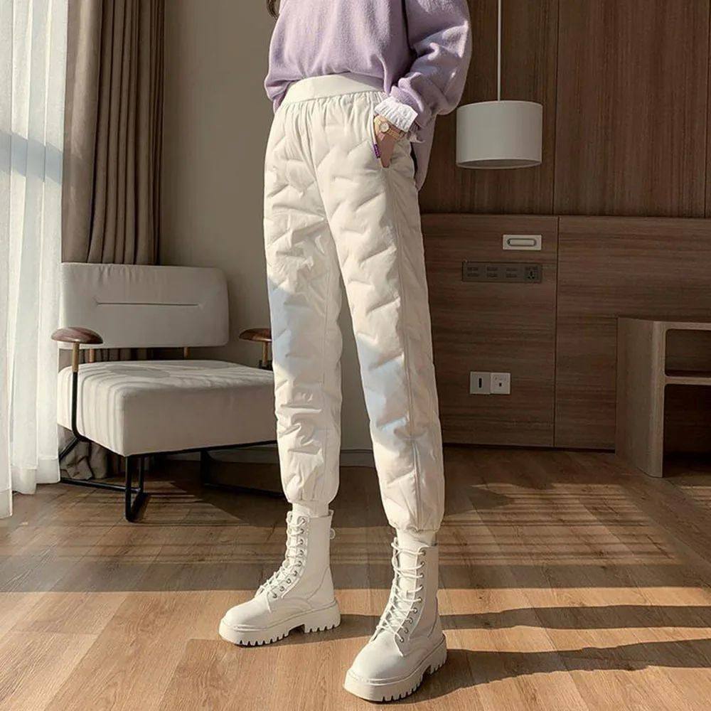 Autumn Cotton Trousers for Women's Snow Outerwear 2022 Winte