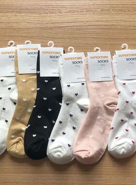 Casual Breathable Cute Socks Women Cotton Socks Solid Color