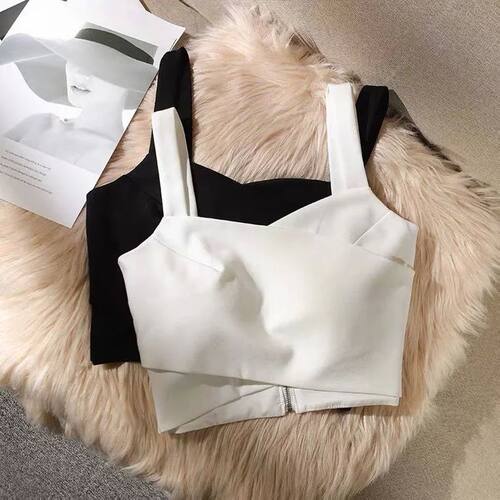 Y2k Fashion Harajuku Sleeveless Tank Cami Sexy Basic Ropa De