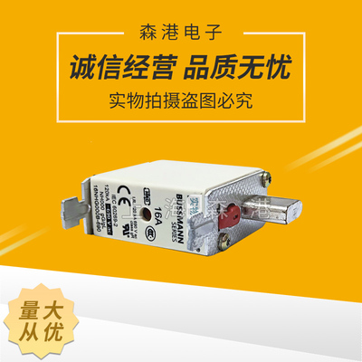 【上海森港】熔断器保险丝 16NHG000B-690 NH000/690V/16A