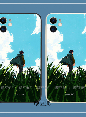 兵长 进击的巨人艾伦手机壳iPhone11适用12 Pro苹果XS MAXR动漫8P