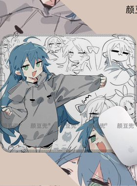 日系泉此方 幸运星 动漫周边鼠标垫 电竞锁边鼠标垫 硅胶防滑软垫