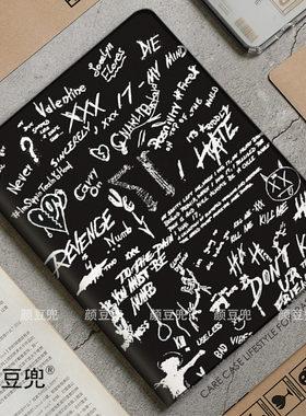 XXXTentacion说唱 ipad10.2适用air4/5第十代10.9保护套matepad pro11 Air3笔槽mini5/6小米5/6Pro12.9荣耀V8