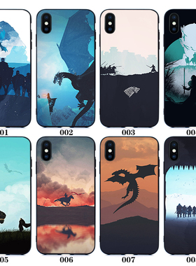 权力的游戏12适用11Pro苹果XS MAX手机壳7/8plus冰与火之歌6s XR