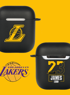 詹姆斯23号湖人标志适用airpods Pro保护壳2/3代苹果蓝牙耳机套软