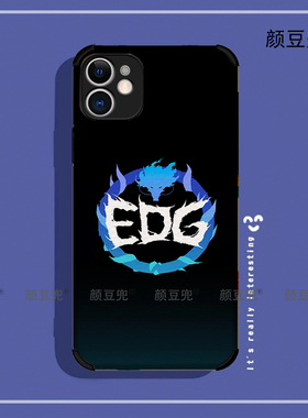 EDG战队标LOL手机壳iPhone13适用12 Pro苹果11 XS MAXR动漫8P红米