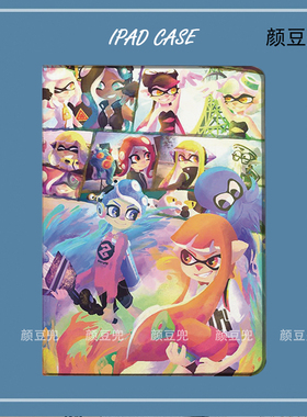 Splatoon喷射战士ipad10.2适用air3/4保护套matep pro11笔槽mini6