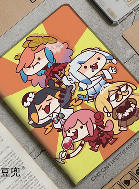 hololive虚拟主播 沙雕适用ipad10.2air4/5保护套matepad pro11笔槽mini4/5/6小米5/6pro12.9OPPOpad荣耀V7/8