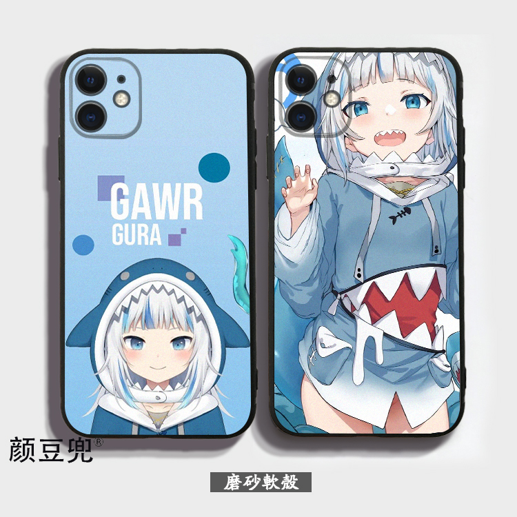 鲨鱼古拉适用苹果主播手机壳