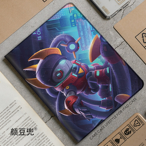 荒野乱斗游戏 艾德加周边ipad10.2适用于air7 5/6第十11代10.9保护套matepad pro11笔槽mini56小米6 7 8华为