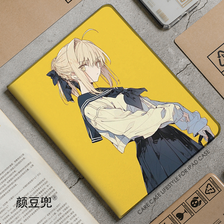 FATE吾王FGO SABER阿尔托莉ipad10.2适用于air7 5/6第十11代ipad789保护套pro11笔槽mini6 7小米67 8华为2025