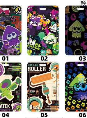 喷射战士3乌贼娘 动漫学生饭卡校园卡证件套工作证公交卡套PC定制