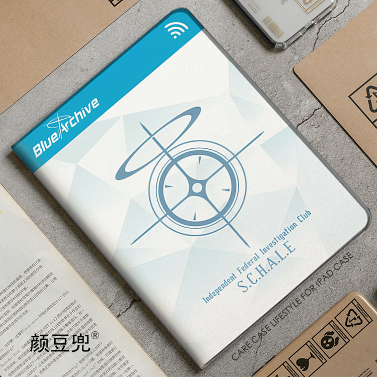 碧蓝蔚蓝档案 夏莱适用ipad10.2air4/5保护套matepad pro11 Air 3笔槽mini4/5/6小米5/6pro12.9OPPOpad荣耀V8