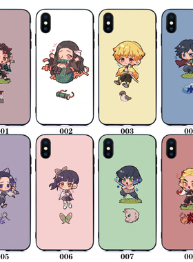 鬼灭之刃善逸义勇11PRO适用SE2/XR苹果XSMAX手机壳8P40华为mate30