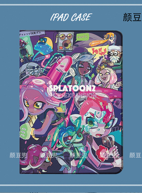 Splatoon3喷射战士ipad10.2适用于air4/5保护套matepad pro 11 Air3笔槽mini5/6小米6pro12.9荣耀V8pro华为M6