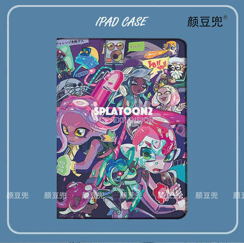 Splatoon3喷射战士ipad10.2适用于air4/5保护套matepad pro 11 Air3笔槽mini5/6小米6pro12.9荣耀V8pro华为M6