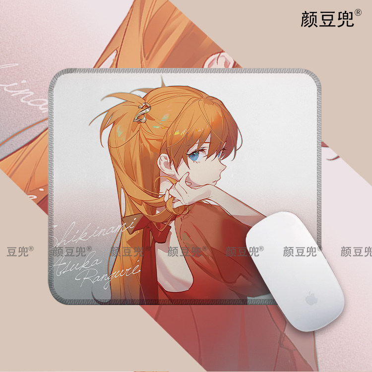 EVA明日香香 福音战士动漫办公桌桌垫鼠标垫 锁边鼠标垫 硅胶防滑,鼠标垫/贴/腕垫,淘宝优惠券,粉丝福利购,淘宝优惠卷