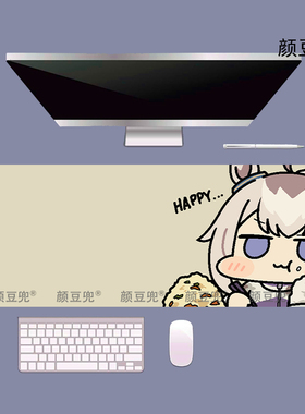 赛马娘可爱吃货小栗帽 周边动漫 鼠标垫大号电竞游戏桌面垫 防滑