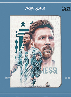 MESSI里奥梅西ipad10.2适用air3/4/5第十代10.9保护套matepad pro11笔槽mini5/6小米5pro动漫M6荣耀V8球队10