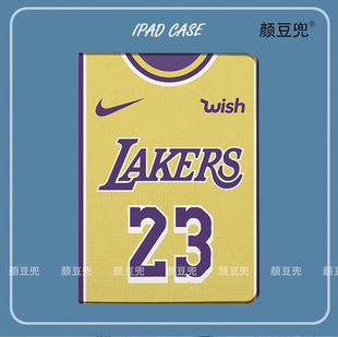 詹姆斯23号NBA球衣ipad10.2适用air3/4/5保护套10.5第十10代matepad pro11笔槽mini56小米5Pro华为M6 Pro12.9